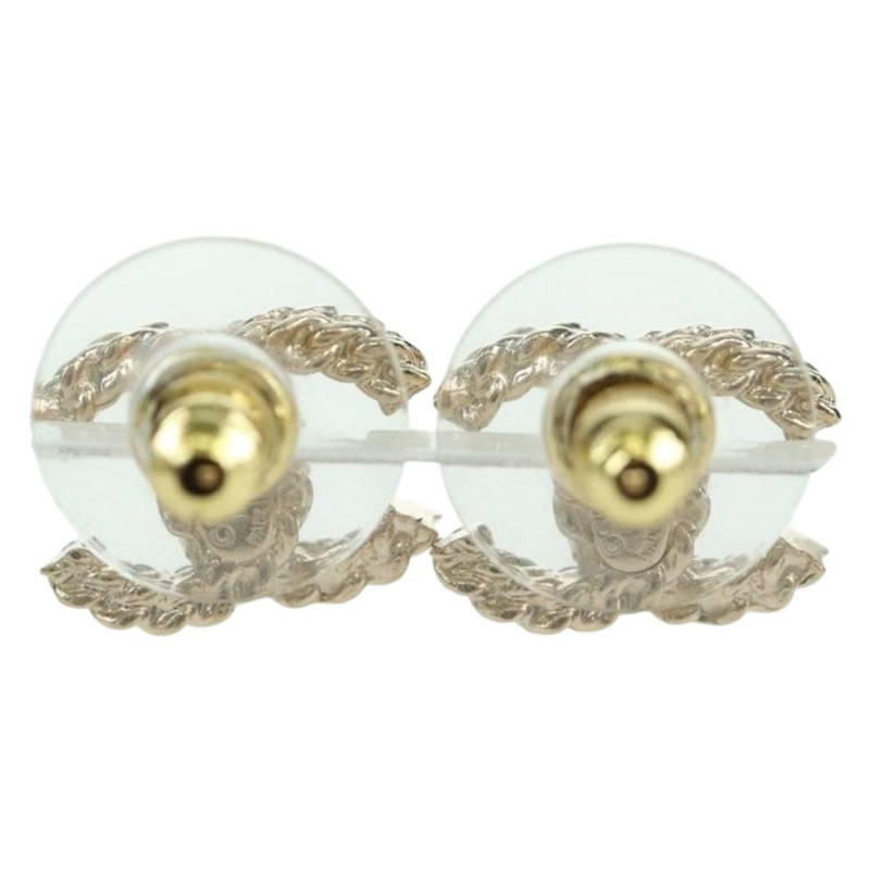 【日本直送】香奈兒 COCO Mark Pierce 金屬藍雙C標誌 Auth 172552M-2