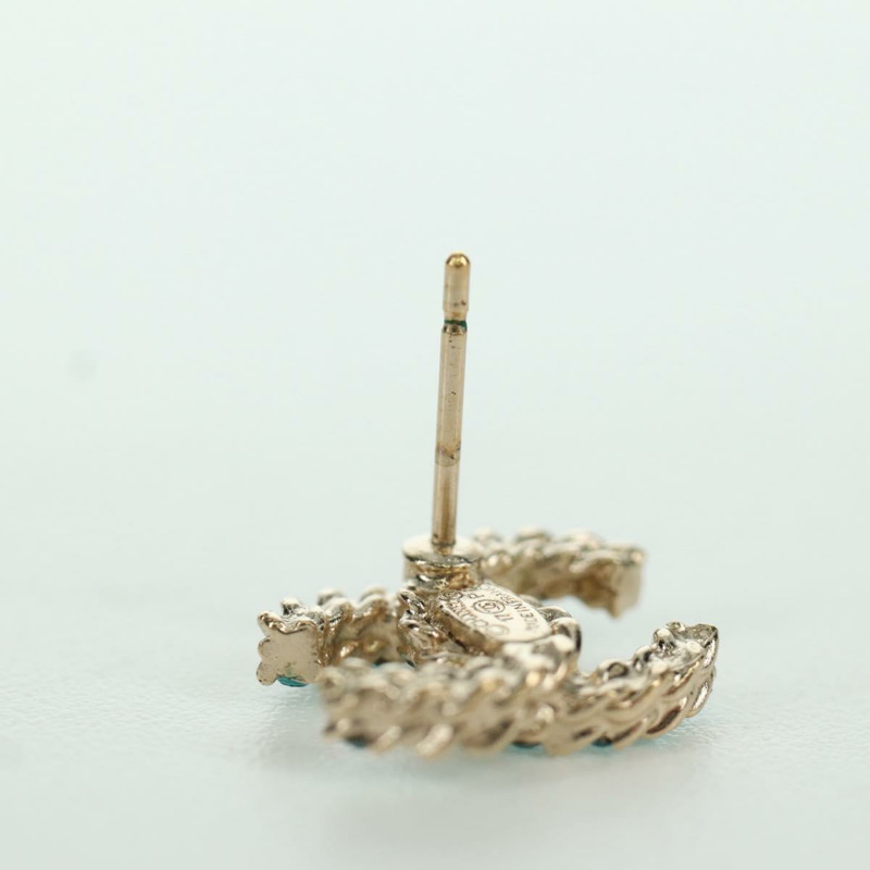 【日本直送】香奈兒 COCO Mark Pierce 金屬藍雙C標誌 Auth 172552M-7