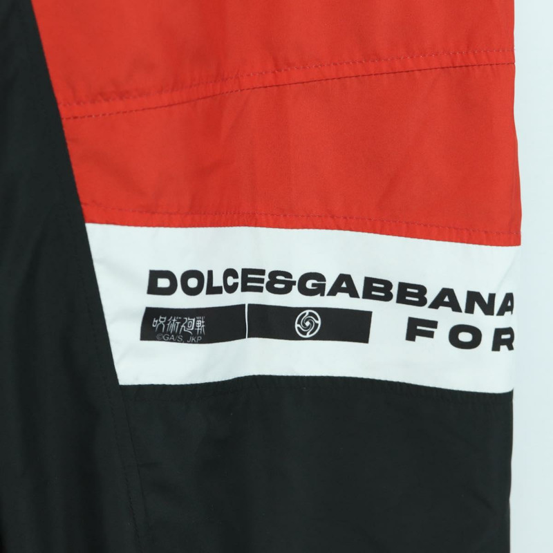【日本直送】DOLCE&GABBANA D&G x Jujutsu Kaisen 聯名運動褲，紅色，尼龍材質，正品，貨號 167058SAM-4