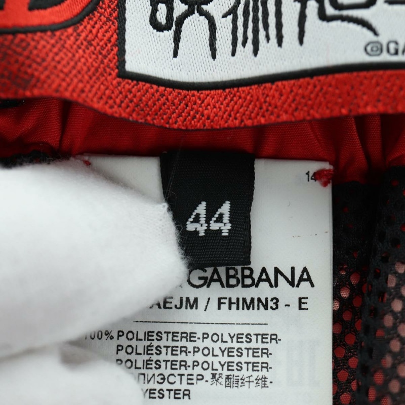 【日本直送】DOLCE&GABBANA D&G x Jujutsu Kaisen 聯名運動褲，紅色，尼龍材質，正品，貨號 167058SAM-13