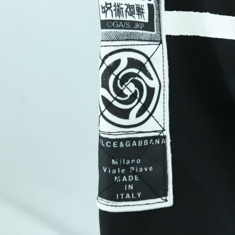 【日本直送】DOLCE&GABBANA D&G x Jujutsu Kaisen 束腳褲 純棉 黑色 正品 167062SAM-9