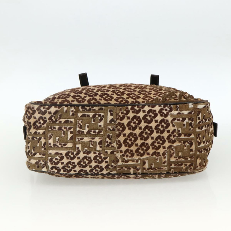 【日本直送】FENDI Unborn 小牛皮手提包 棕褐色 正品 am10930V-4