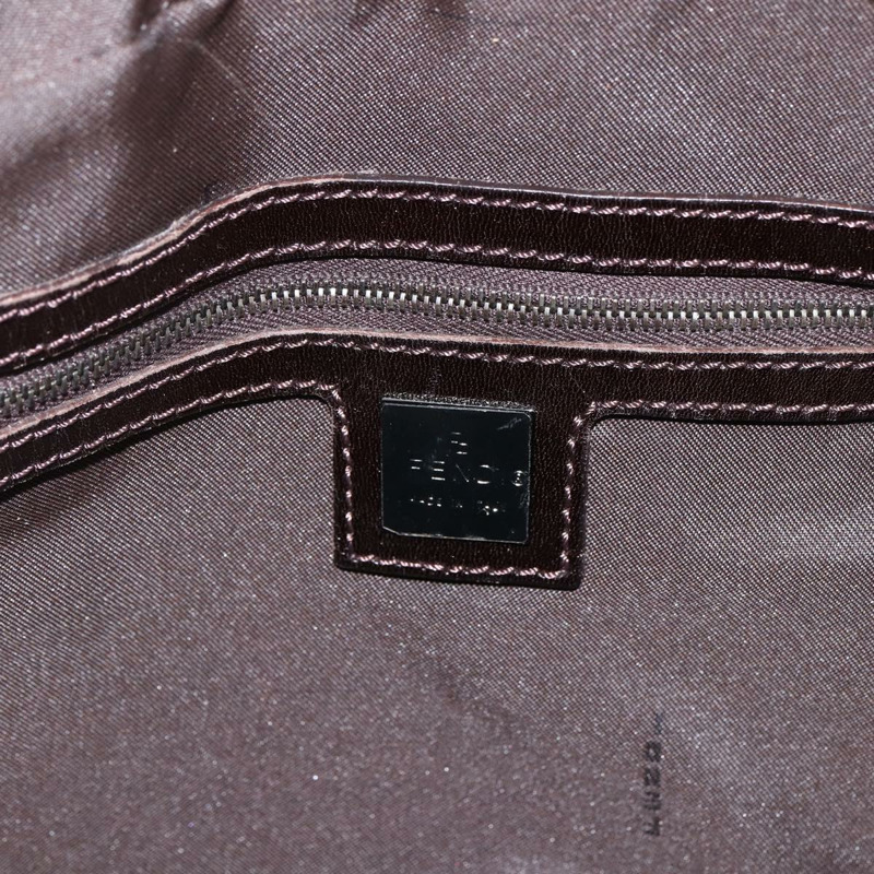 【日本直送】FENDI Unborn 小牛皮手提包 棕褐色 正品 am10930V-18