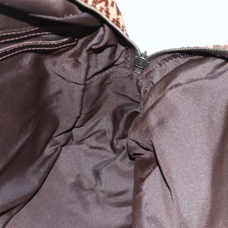 【日本直送】FENDI Unborn 小牛皮手提包 棕褐色 正品 am10930V-19