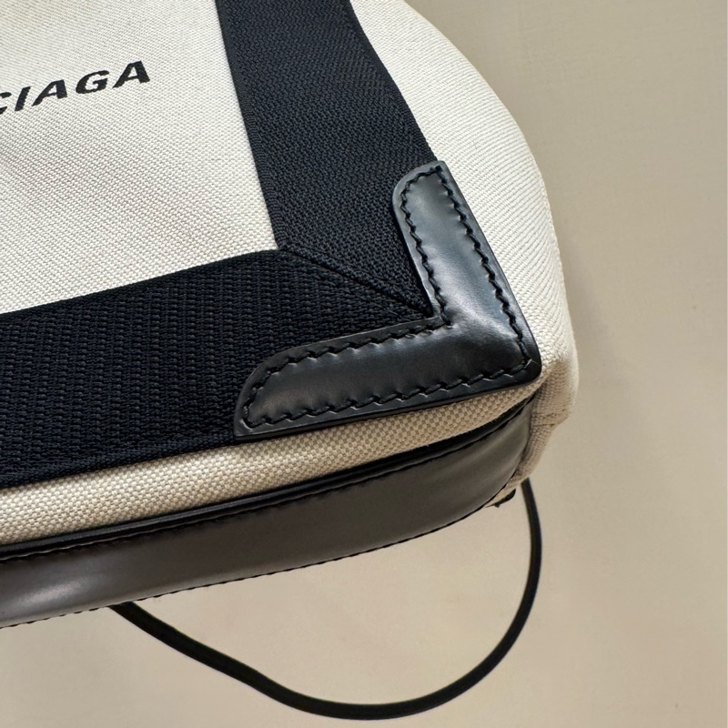 Balenciaga Navy Cabas XS Tote Bag-3