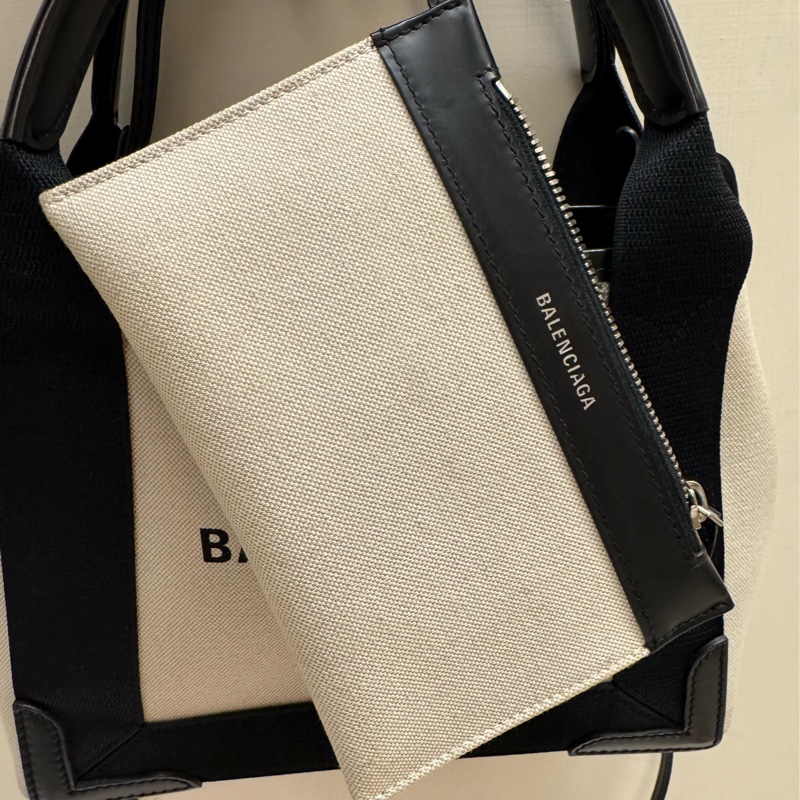 Balenciaga Navy Cabas XS Tote Bag-7