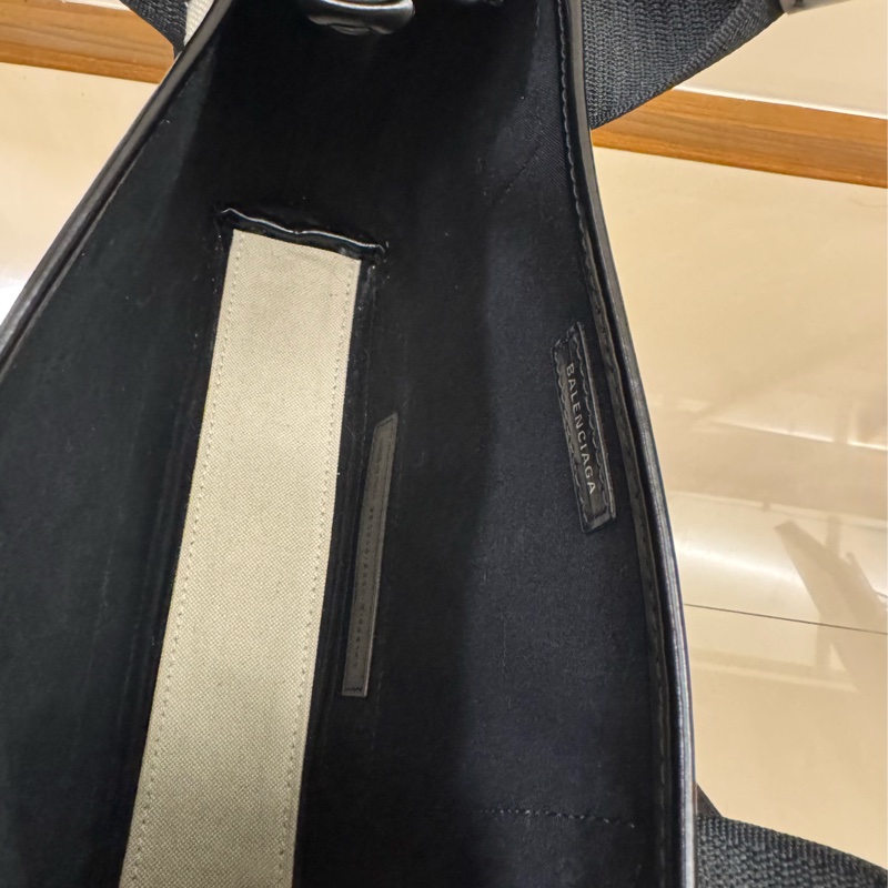 Balenciaga Navy Cabas XS Tote Bag-14