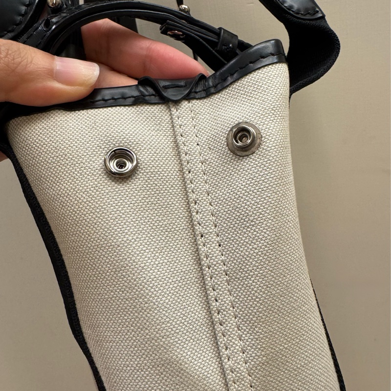 Balenciaga Navy Cabas XS Tote Bag-16