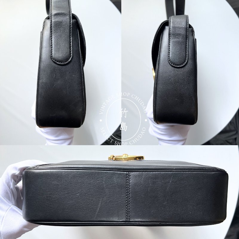 Cartier Panthère黑金豹皮革單肩包-3