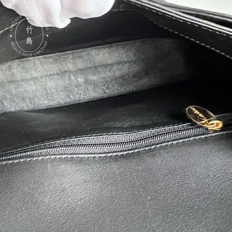 Cartier Panthère黑金豹皮革單肩包-7