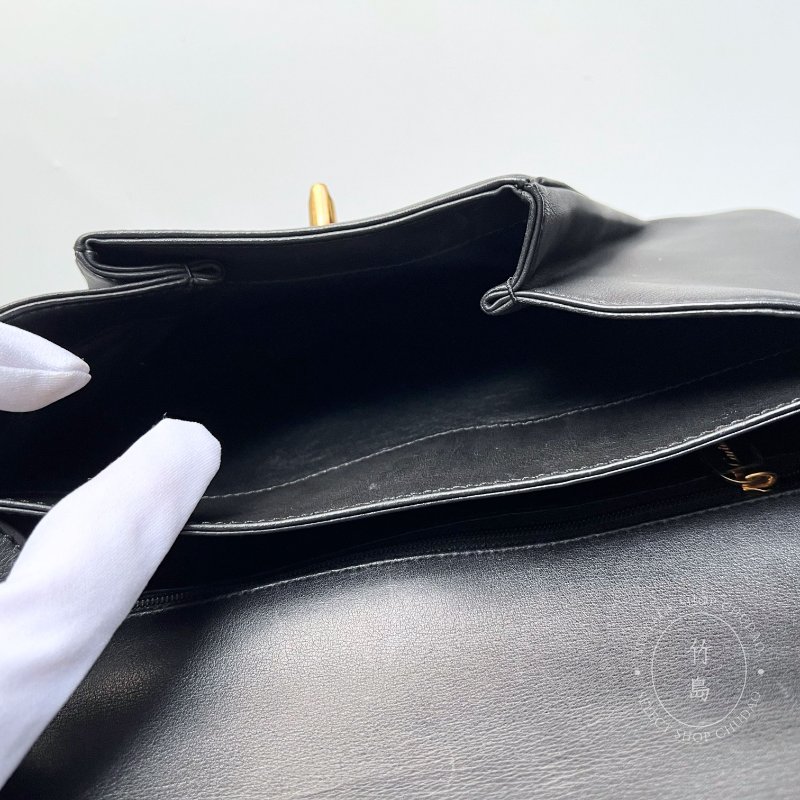 Cartier Panthère黑金豹皮革單肩包-8