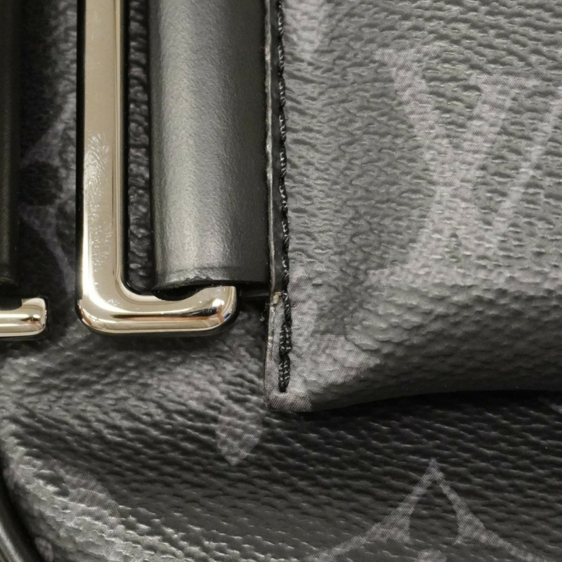 路易威登 Monogram Eclipse 男士腰包 M42906 黑色-5