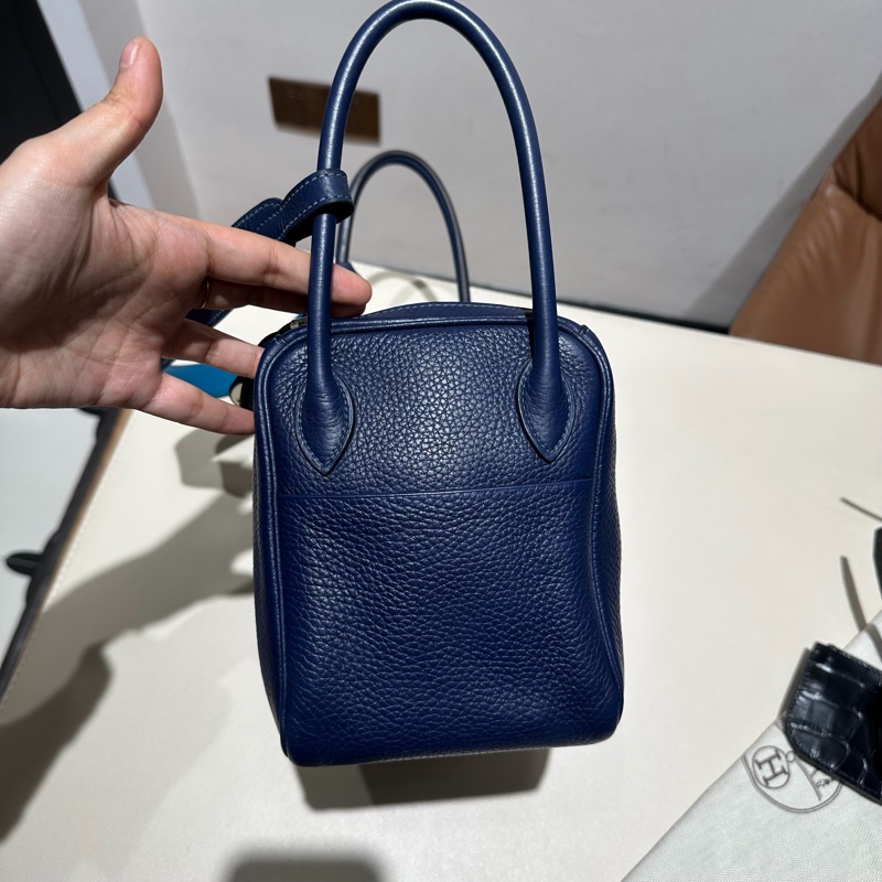 🌈Hermes💙Lindy 26💙寶石藍銀扣🌟97新🌟TC皮🌟愛馬仕🌟-1