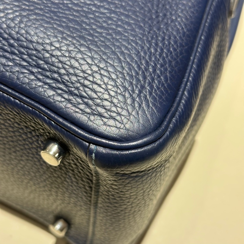 🌈Hermes💙Lindy 26💙寶石藍銀扣🌟97新🌟TC皮🌟愛馬仕🌟-5