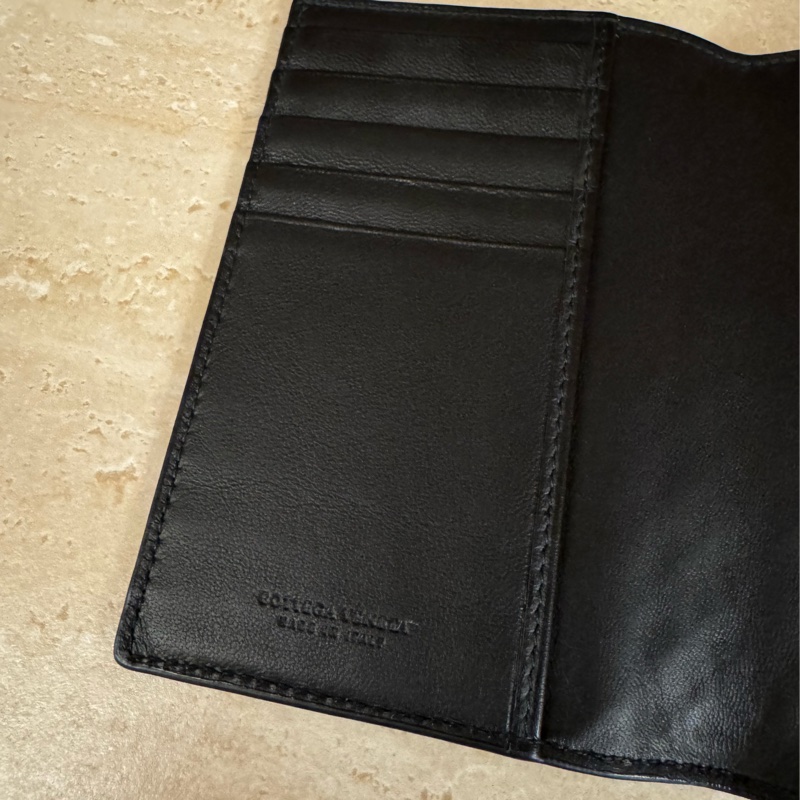 Bottega Veneta Passport Case in Black-4
