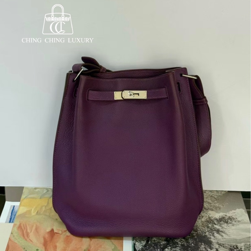 🌈Hermes💜So kelly 22💜P9海葵紫銀扣💜98新🌟togo皮🌟sokelly22🌟sokelly🌟愛馬仕🌟-0