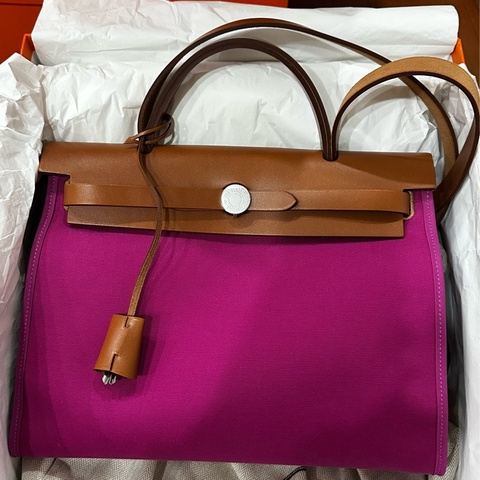 Hermes herbag 31 木蘭粉 B刻