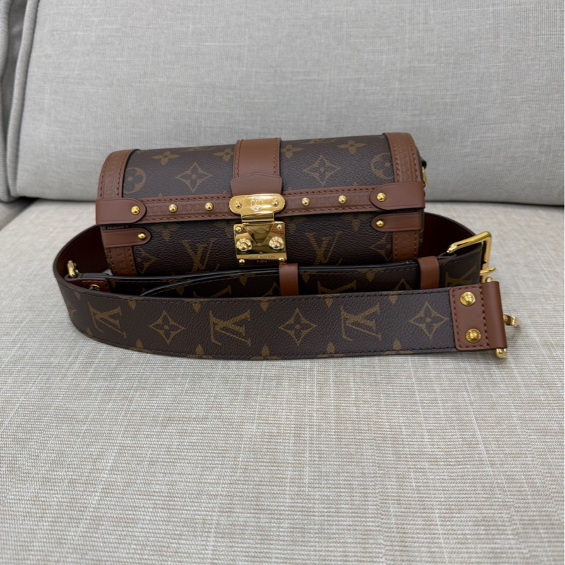 LV palillon巴比龍 斜背包 肩背包 焦糖色-9