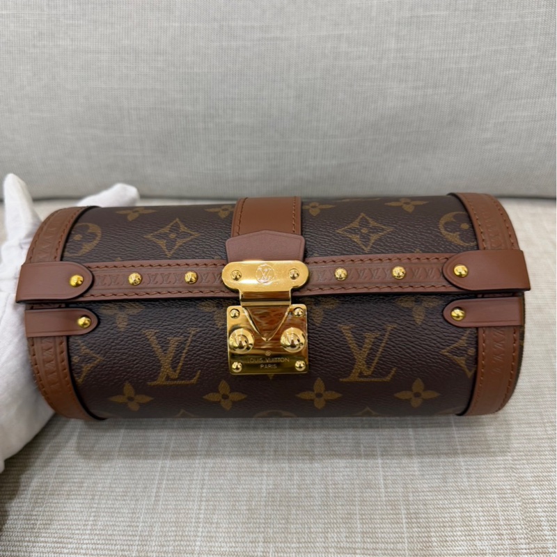 LV palillon巴比龍 斜背包 肩背包 焦糖色-10