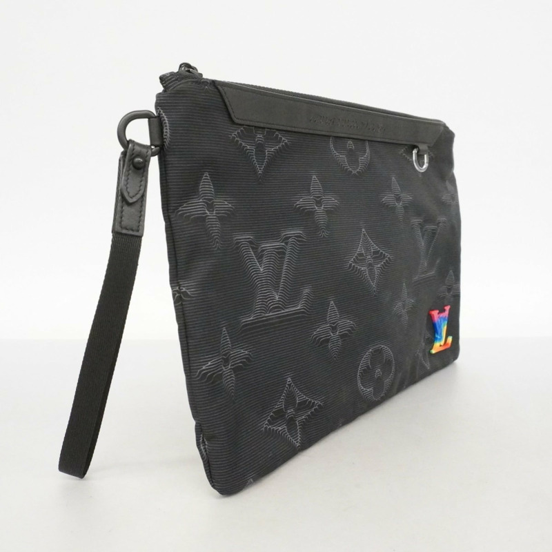 路易威登男士雙面手拿包 Pochette M80142 黑色-1