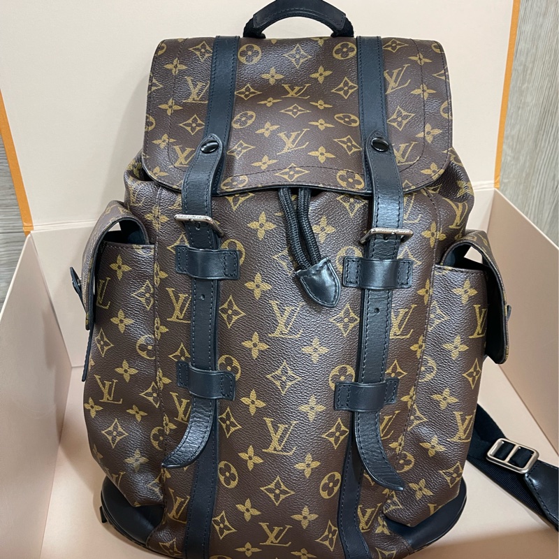 Lv經典老花後背包M43735(台灣專櫃購入）-9