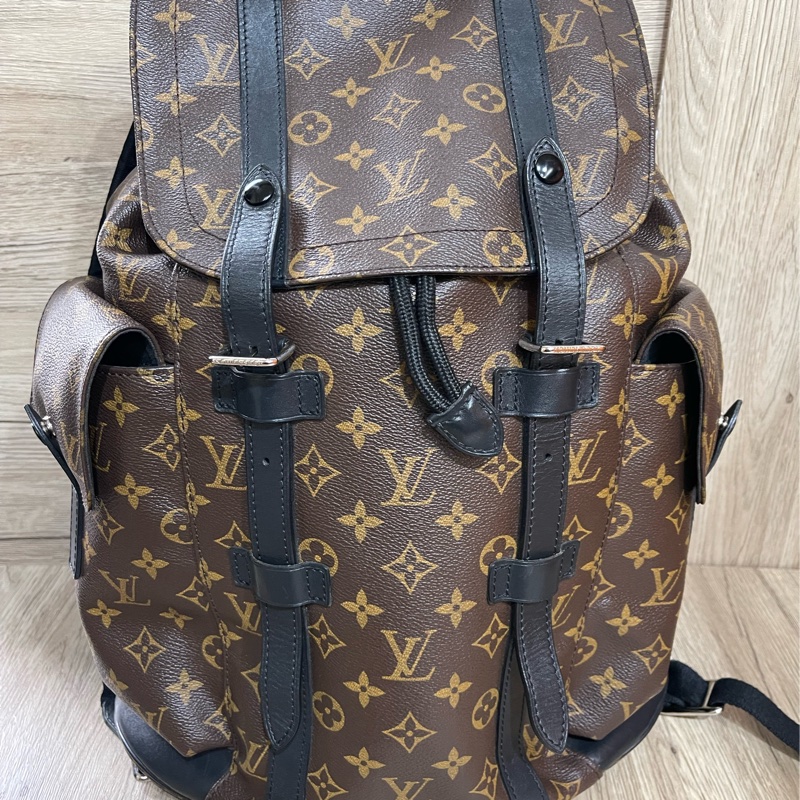 Lv經典老花後背包M43735(台灣專櫃購入）-10