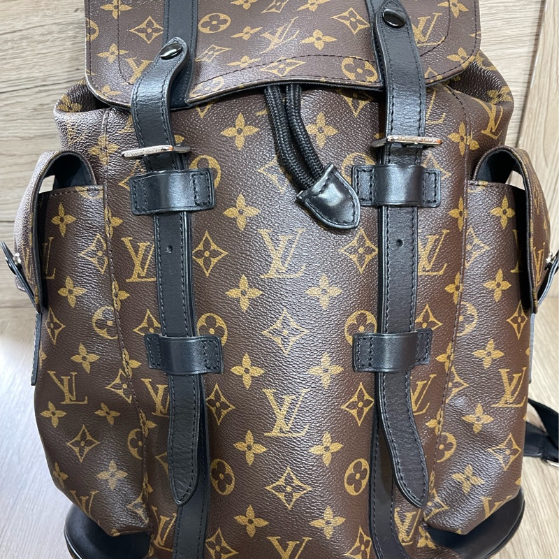 Lv經典老花後背包M43735(台灣專櫃購入）-12