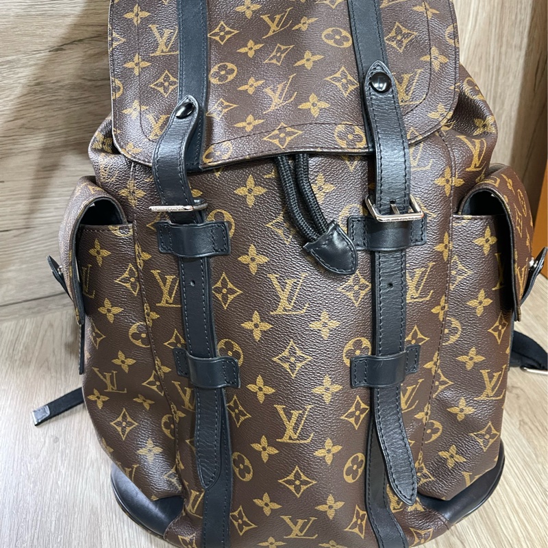 Lv經典老花後背包M43735(台灣專櫃購入）-13