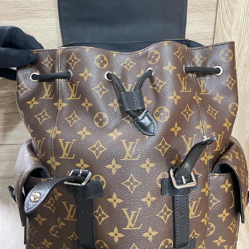 Lv經典老花後背包M43735(台灣專櫃購入）-22