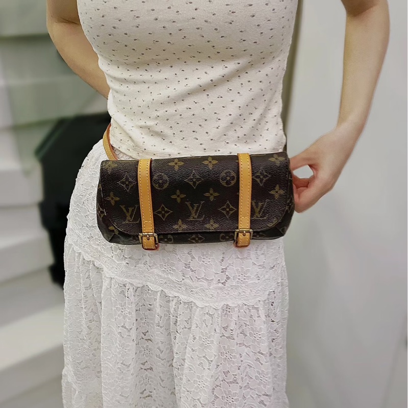 LV變形金剛老花腰包-3