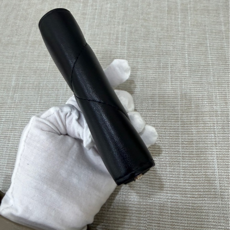 香奈兒Chanel 19 拉鍊零錢包 卡包 黑金#芯片款#-11