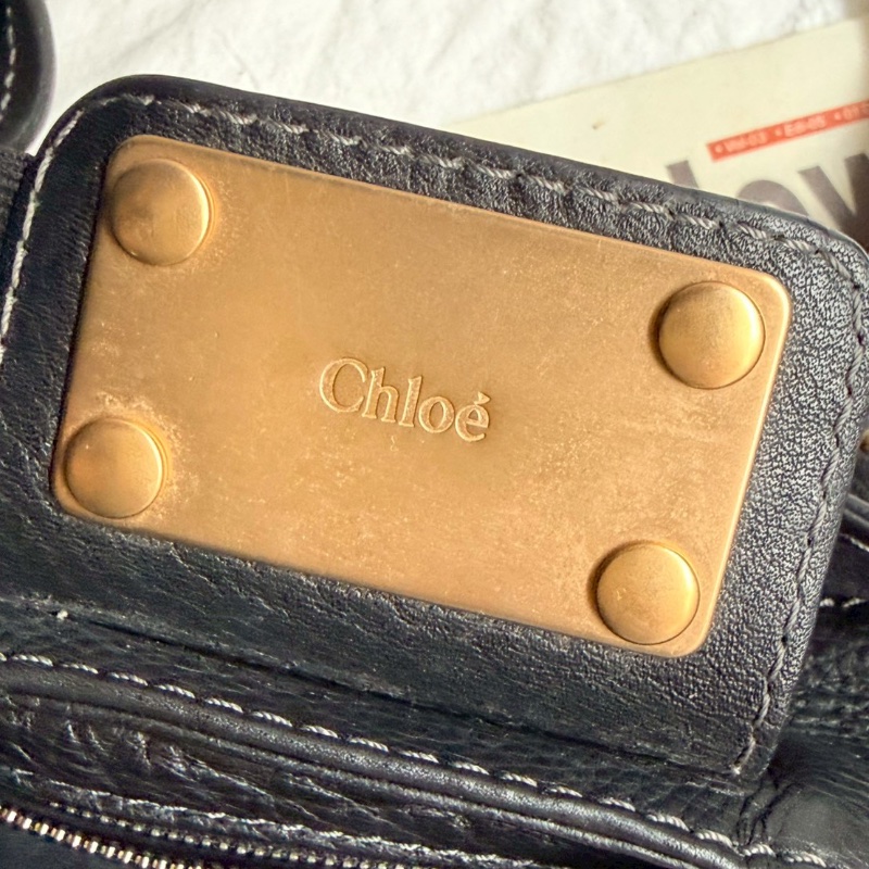 Chloé Paddington（鎖頭包）黑色牛皮-2