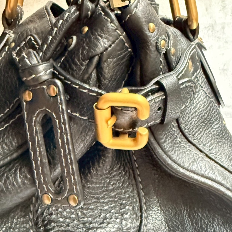 Chloé Paddington（鎖頭包）黑色牛皮-7