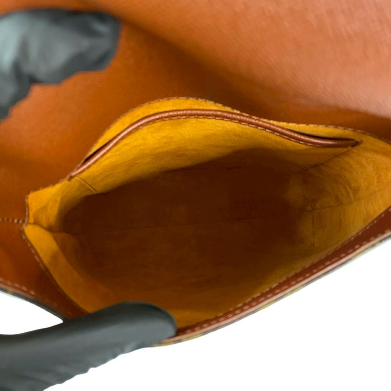 近乎全新路易威登 Musette Salsa Monogram 皮革半肩包/手拿包/斜背包 棕色 80547-8