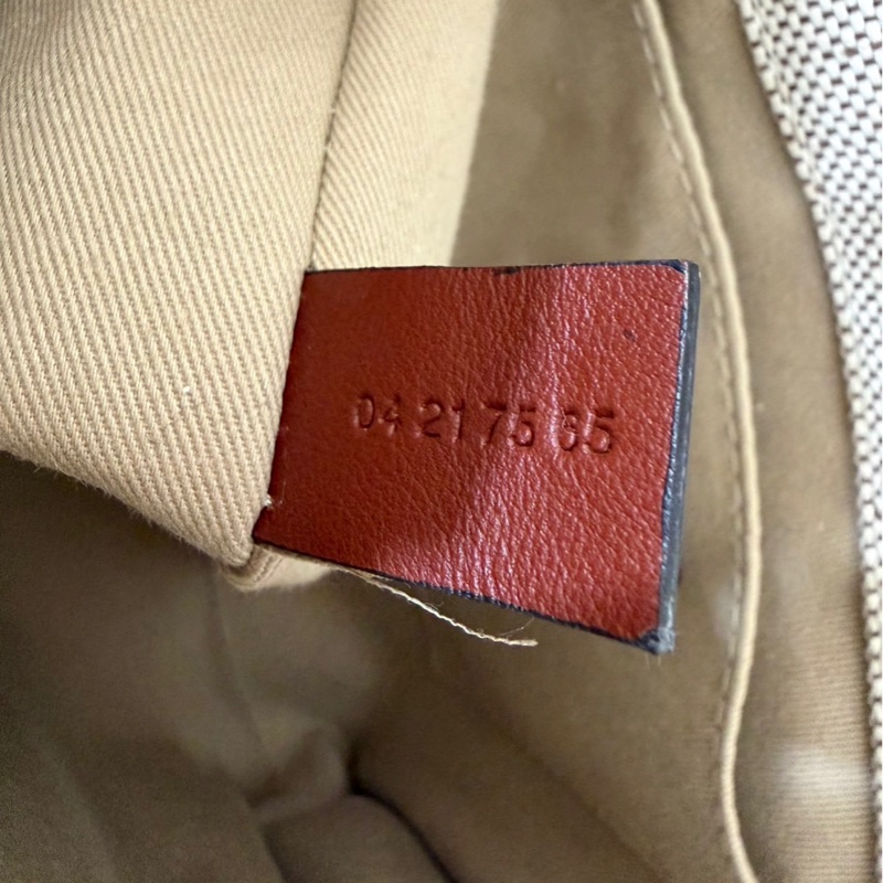 Chloe Woody托特包小款 背帶款 帆布手提包 肩背包 斜背包 焦糖色-27