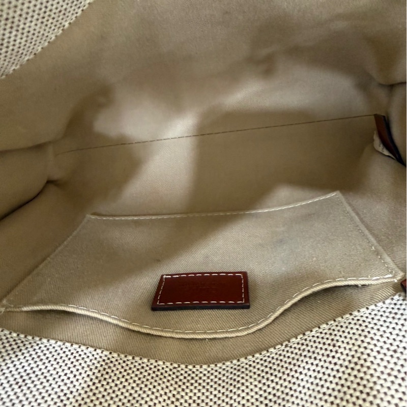 Chloe Woody托特包小款 背帶款 帆布手提包 肩背包 斜背包 焦糖色-36