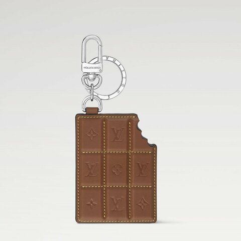 LV Chocolate Bar Figurine 巧克力 鑰匙圈 包包吊飾 掛飾 M01478