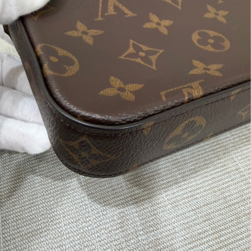 LV M80091 Félicie Strap & Go經典花紋織帶斜背包(附可拆式卡片零錢包)-12