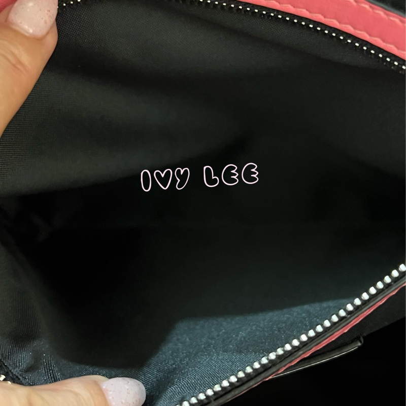 Moschino 經典盪鞦韆泰迪熊 Swing Bear 兩用托特包 粉色/防刮皮 斜背 手提 正品 二手精品-16