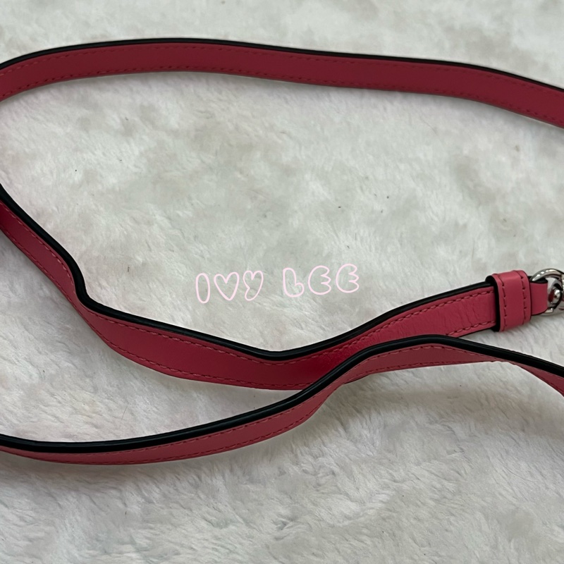 Moschino 經典盪鞦韆泰迪熊 Swing Bear 兩用托特包 粉色/防刮皮 斜背 手提 正品 二手精品-18