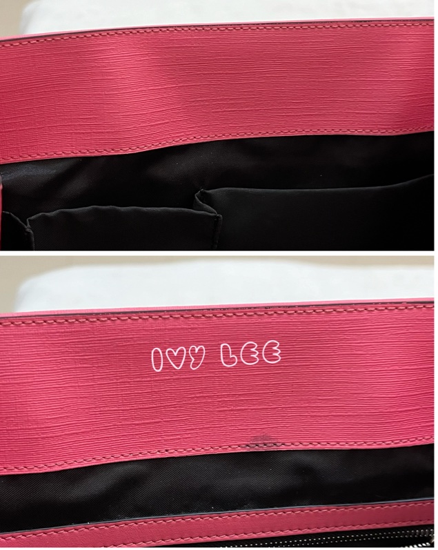 Moschino 經典盪鞦韆泰迪熊 Swing Bear 兩用托特包 粉色/防刮皮 斜背 手提 正品 二手精品-23