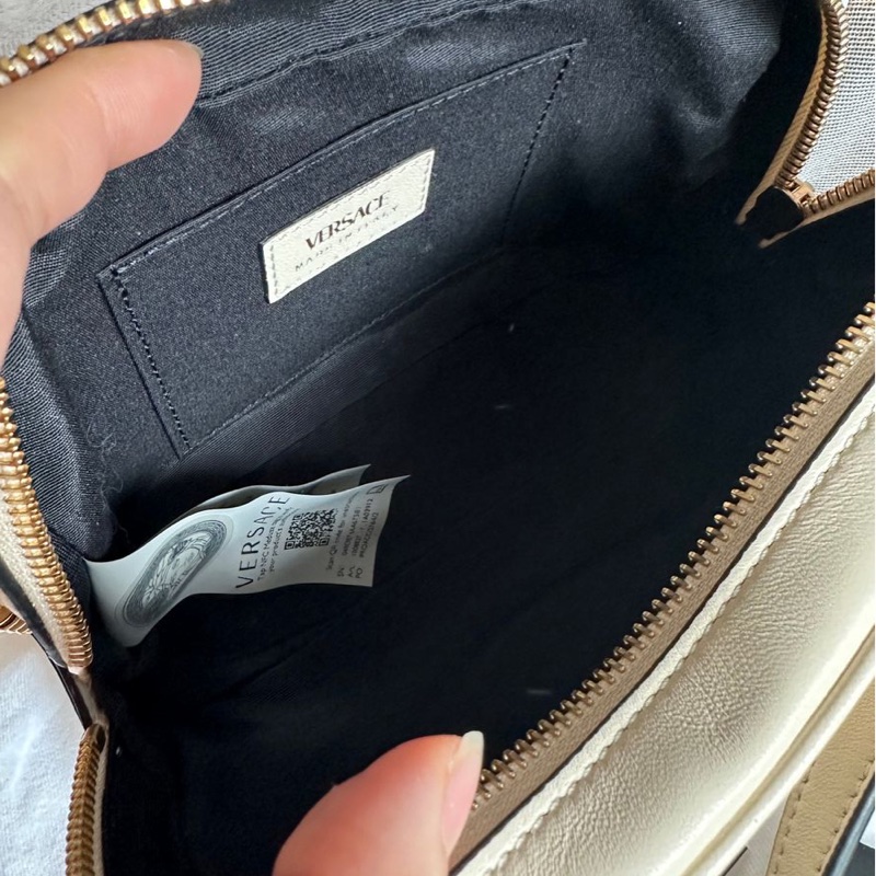 全新 未使用品 Versace相機包 米白色 美杜莎 medusa-9