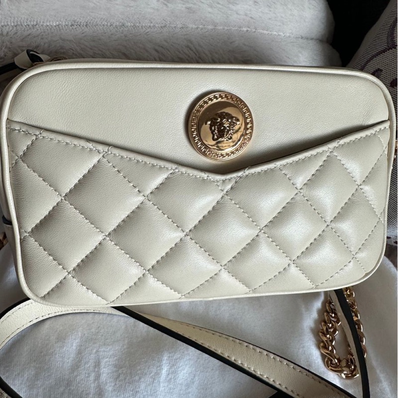 全新 未使用品 Versace相機包 米白色 美杜莎 medusa-12