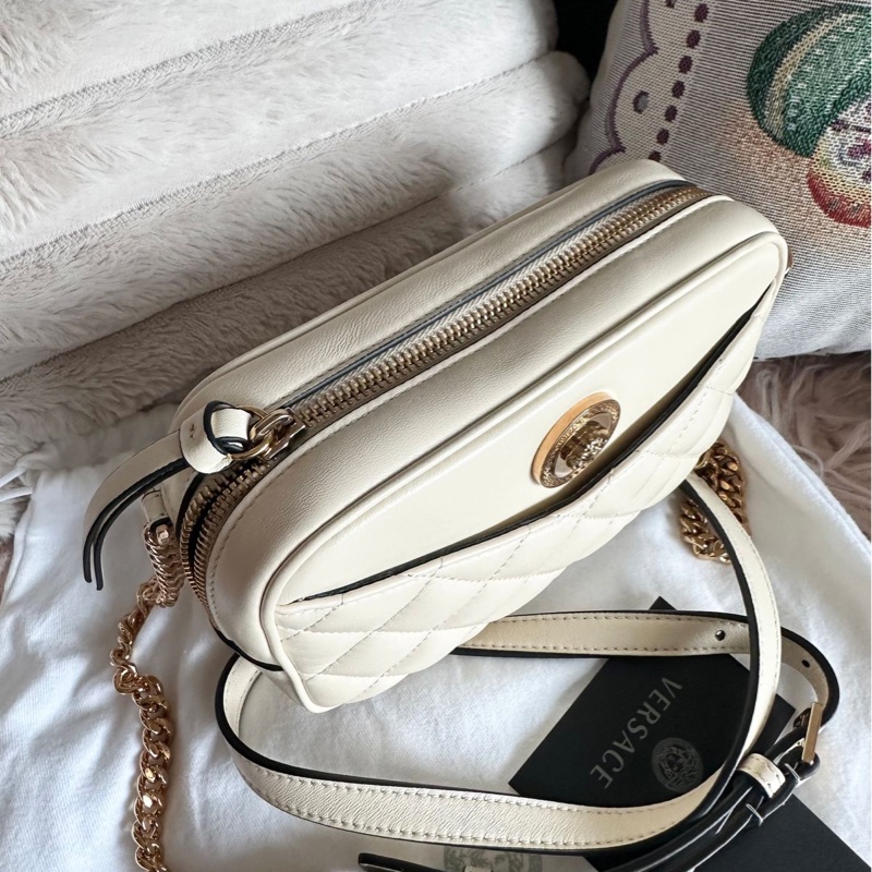 全新 未使用品 Versace相機包 米白色 美杜莎 medusa-13