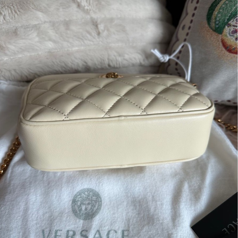 全新 未使用品 Versace相機包 米白色 美杜莎 medusa-14