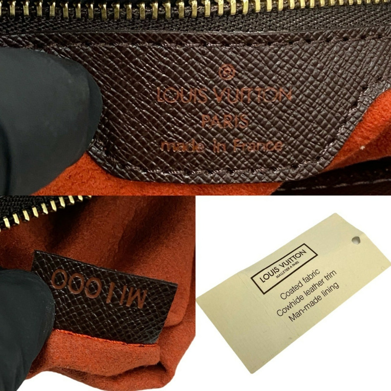 路易威登 Venice PM Damier 皮革手提包/托特包，棕色，i24-5-2