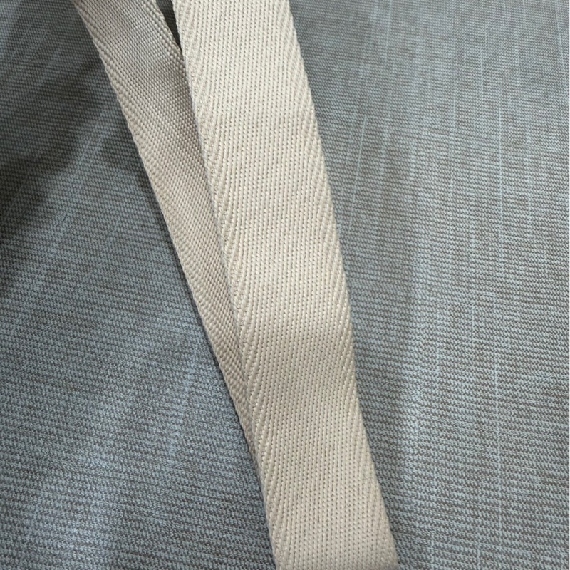 Chloe’ 蔻依 Woody North South 亞麻帆布皮革飾邊直立手提/斜背包(咖啡色)-22