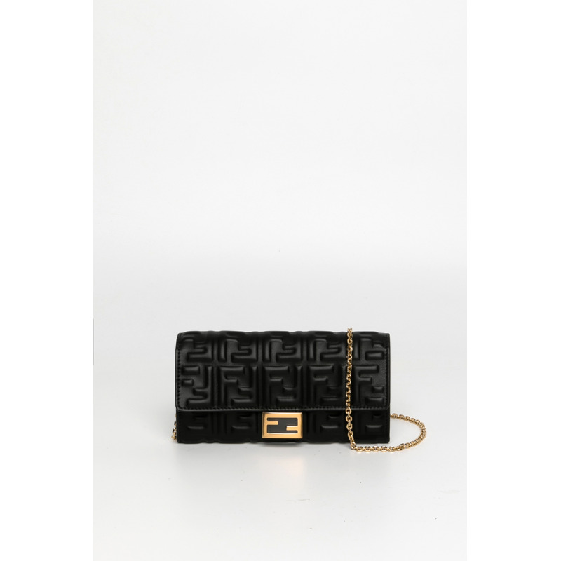 小羊皮鏈條銀包-0