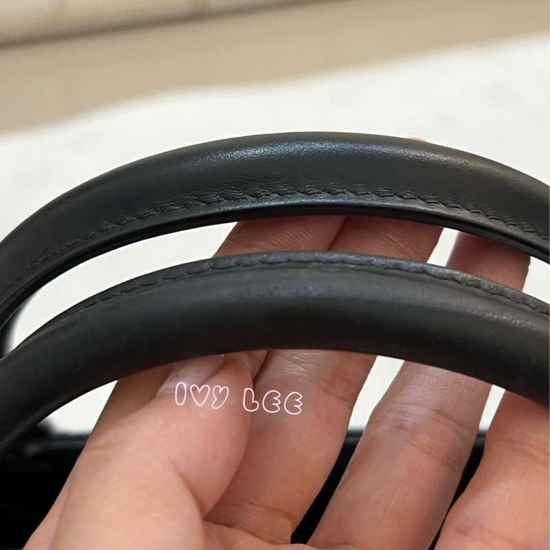 Burberry 綠色帆布皮革雙提手格紋手提包 斜背包 肩背包 棕色 黑色 8035823 正品 二手精品-6