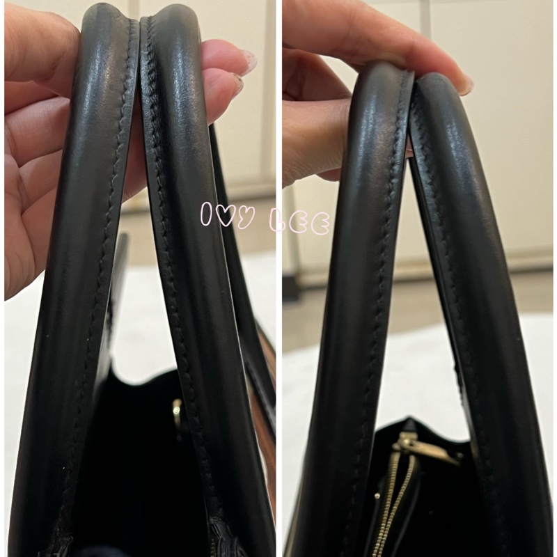 Burberry 綠色帆布皮革雙提手格紋手提包 斜背包 肩背包 棕色 黑色 8035823 正品 二手精品-7